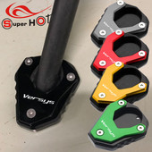 A Kawasaki Versys650 VERSYS 650-hez Tartozékok Oldalsó állvány Nagyító Lemez Kickstand Hosszabbítás 2010-2021 2012 2017 2019 2020 2021
