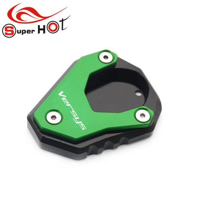 A Kawasaki Versys650 VERSYS 650-hez Tartozékok Oldalsó állvány Nagyító Lemez Kickstand Hosszabbítás 2010-2021 2012 2017 2019 2020 2021