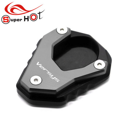 A Kawasaki Versys650 VERSYS 650-hez Tartozékok Oldalsó állvány Nagyító Lemez Kickstand Hosszabbítás 2010-2021 2012 2017 2019 2020 2021