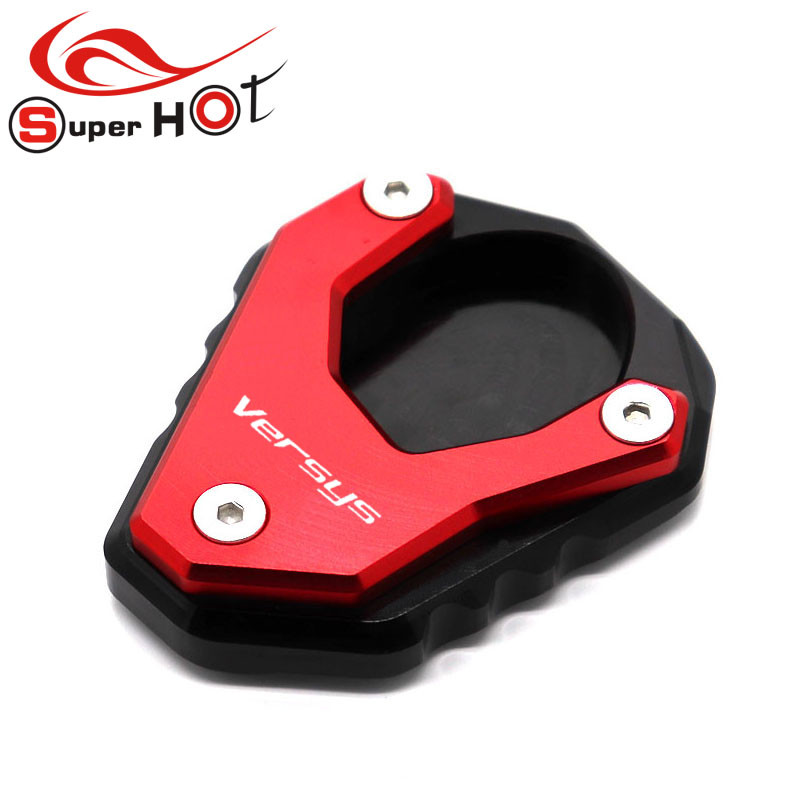 A Kawasaki Versys650 VERSYS 650-hez Tartozékok Oldalsó állvány Nagyító Lemez Kickstand Hosszabbítás 2010-2021 2012 2017 2019 2020 2021