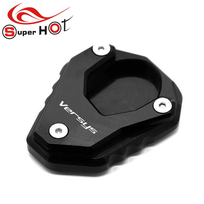 A Kawasaki Versys650 VERSYS 650-hez Tartozékok Oldalsó állvány Nagyító Lemez Kickstand Hosszabbítás 2010-2021 2012 2017 2019 2020 2021