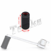 Universalus pavarų pedalo silikagelio padas, skirtas koja valdomai perjungimo svirtiei, skirta Yamaha FZ 09 FZ 07 FJ 09 FZ8 FZ6 NS FZS600 FZ1 Fazer