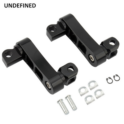 Kit de montare pentru suporturi pentru picioare pentru pasageri reglabile pentru motociclete Suporturi pentru autostradă Suport masculin pentru suport pentru picioare Suport extensii pentru clemă pentru Harley