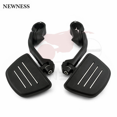 32 mm-es Highway nagy csapok Állítható motorkerékpár lábtartók Motorvédő ütközőrúd lábtartó tartó Harley Sportster XL Dyna Softaihoz