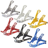 Motocyklové CNC nastaviteľné opierky nôh v zadnej časti, opierky nôh, brzdové pedále pre SUZUKI GSXR GSX-R 600 750 GSXR600 GSXR750 2011-2023