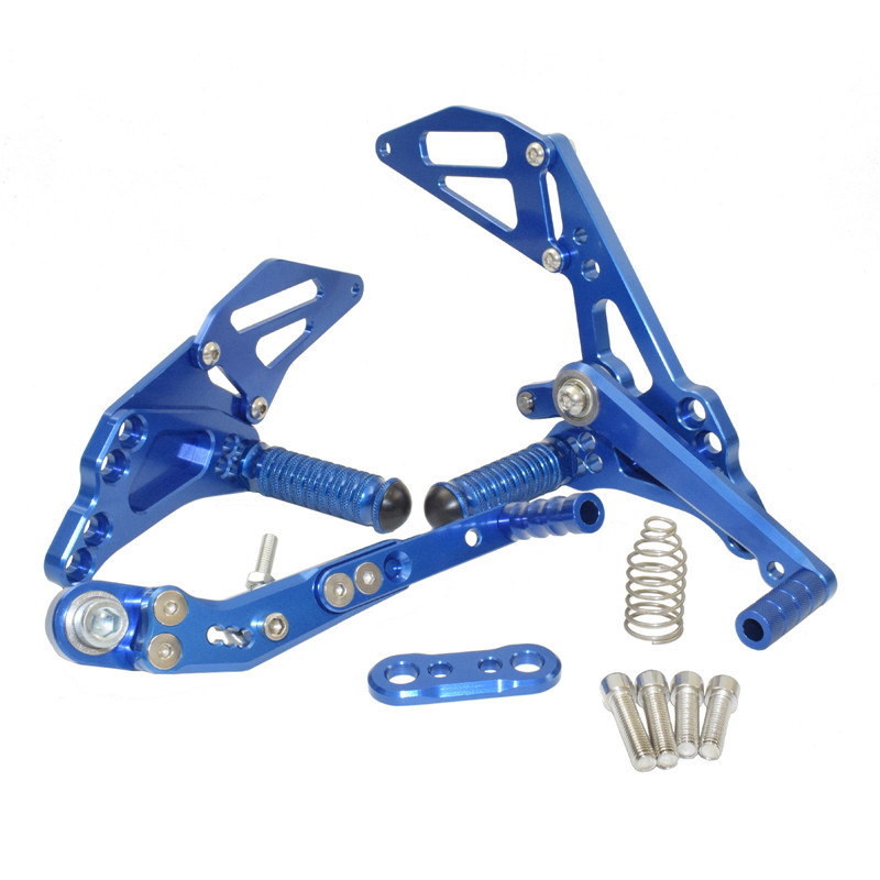 Motocyklové CNC nastaviteľné opierky nôh v zadnej časti, opierky nôh, brzdové pedále pre SUZUKI GSXR GSX-R 600 750 GSXR600 GSXR750 2011-2023