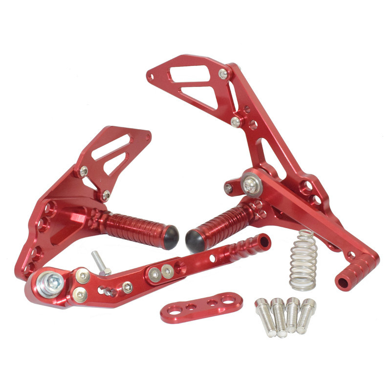 Motocyklové CNC nastaviteľné opierky nôh v zadnej časti, opierky nôh, brzdové pedále pre SUZUKI GSXR GSX-R 600 750 GSXR600 GSXR750 2011-2023