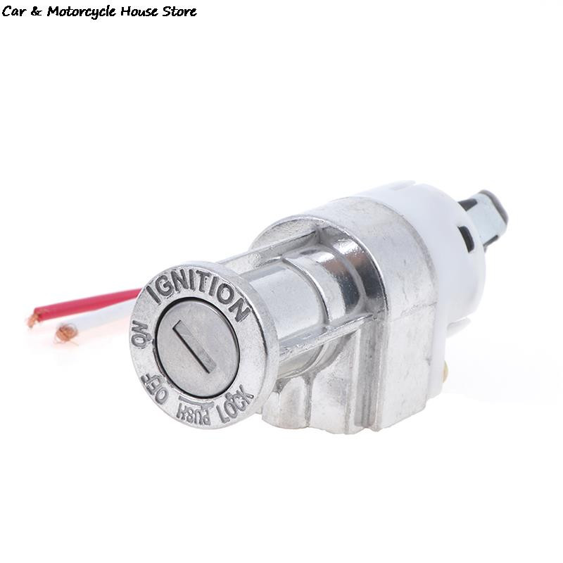 Lopásgátló zár Motorkerékpár akkumulátortöltő zár/sisakzár/gyújtáskapcsoló kulcs/hátsó elektromos kerékpár robogó E-bike 2 kulccsal