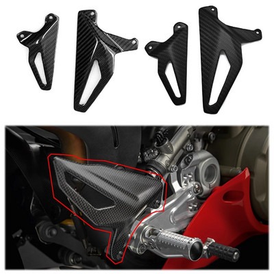 3K uhlíkové vláknové upravené diely pre motocykel DUCATI PANIGALE /STREETFIGHTER V4/V4S/V4R Ochranné kryty kolies, sada kapotáží