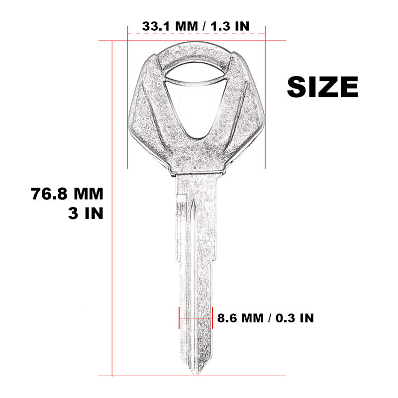 XMAX 200 250 R3 R125 R150 R15 R250 R25 Motorkerékpár üres kulcsok Vágatlan pengekulcs YAMAHA MT-03 MT-25 Tartozékok Motorkerékpárhoz