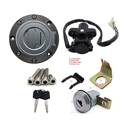 Zámok krytu sedadla motocykla s kľúčovou sadou je vhodný pre YAMAHA YZFR1 YZF R1 YZF-R1 YZF-R3 R6 FZ6 FJR1300 R125 FZ1 XJ6 2002-2021