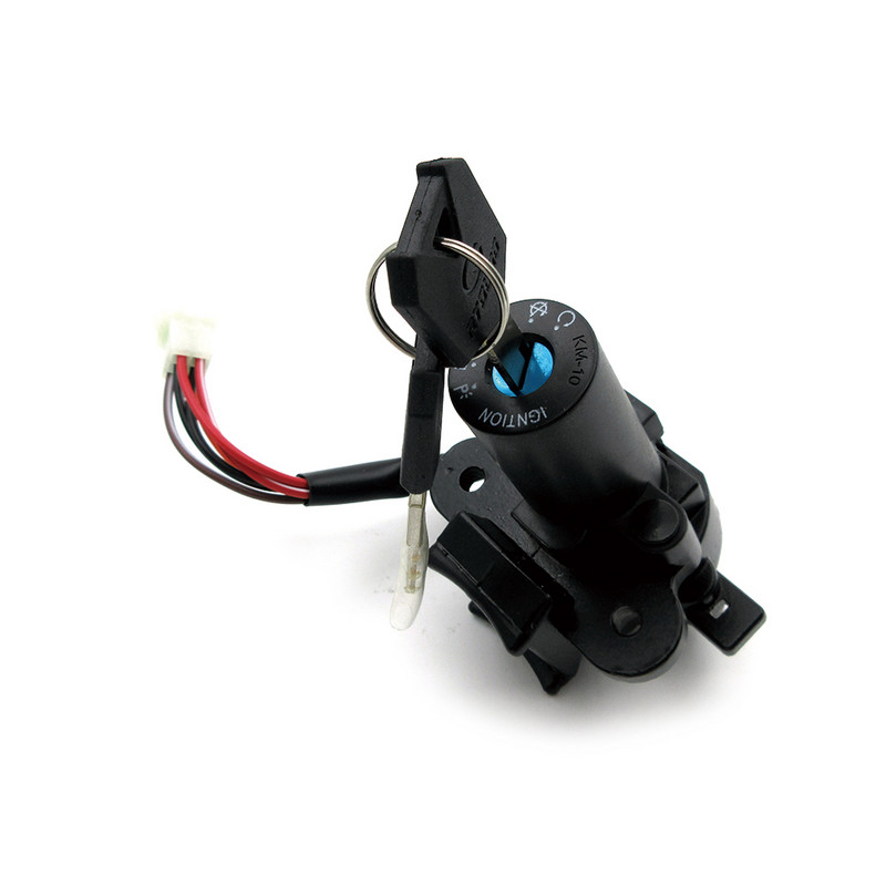 Zámok zapaľovania motocykla, kryt palivovej nádrže, sada kľúčov pre Kawasaki KLX250 KLX250SF KLX250S KLX125 D-Tracker 2001-2014