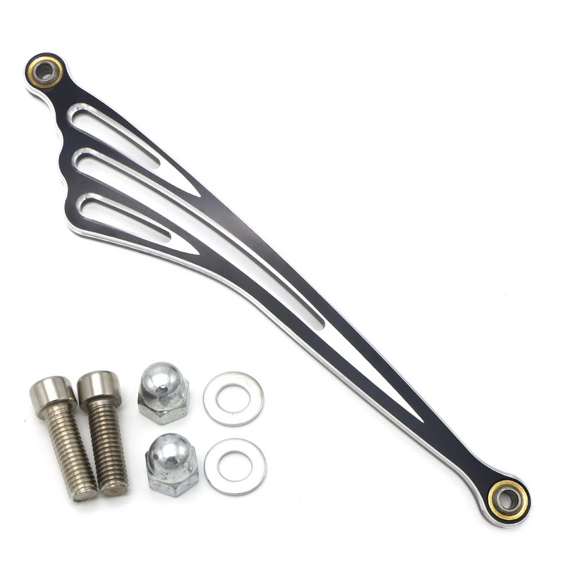 Čierna chrómová radiaca páka s CNC krídlom, radiaca páka, Touring Road King Softail Street Glide Trike 1984-15 2016 2017