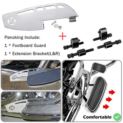 Rider Footboard sarokvédő Road Glide Road King Electra Glide Street Glide Ultra Limited FLHTK Tri Glide Ultra számára