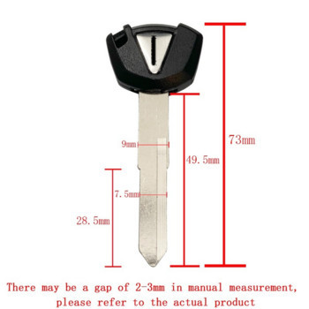 10бр. Празни ключове за мотоциклети Embryo за Kawasaki ZX6R ZX9R ZX10R ZX12R ZX14R ZZR1400 ZRX1200 ZR1200 Ninja ER6N ER6F ER6R KLE650