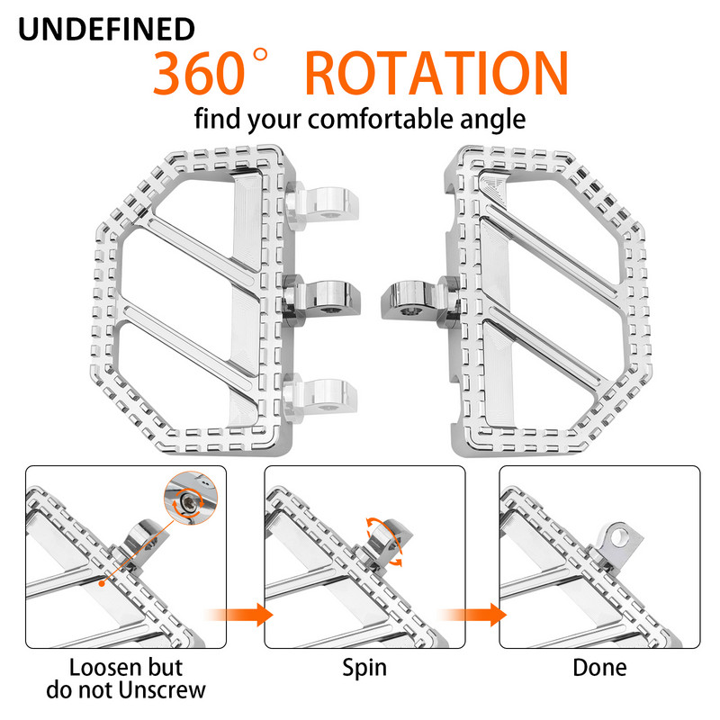 MX lábtartók Riot lábtámasz pedálok Harley Dyna Sportster 883 Softail Slim Touring Road King Chopper Bobber mini padlódeszkákhoz