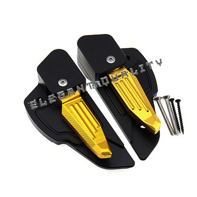 Skirta Vespa Primavera Sprint 150 2013 - 2018 2019 2020 Motociklo pėdų žingsniai Kojų atramos katapultos pedalo CNC aliuminio priedams