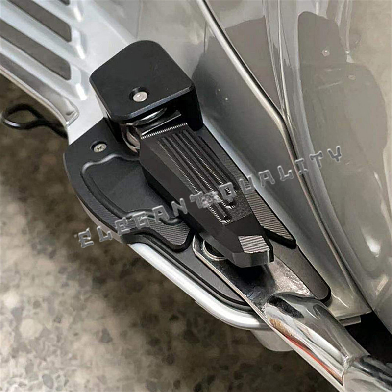 Skirta Vespa Primavera Sprint 150 2013 - 2018 2019 2020 Motociklo pėdų žingsniai Kojų atramos katapultos pedalo CNC aliuminio priedams
