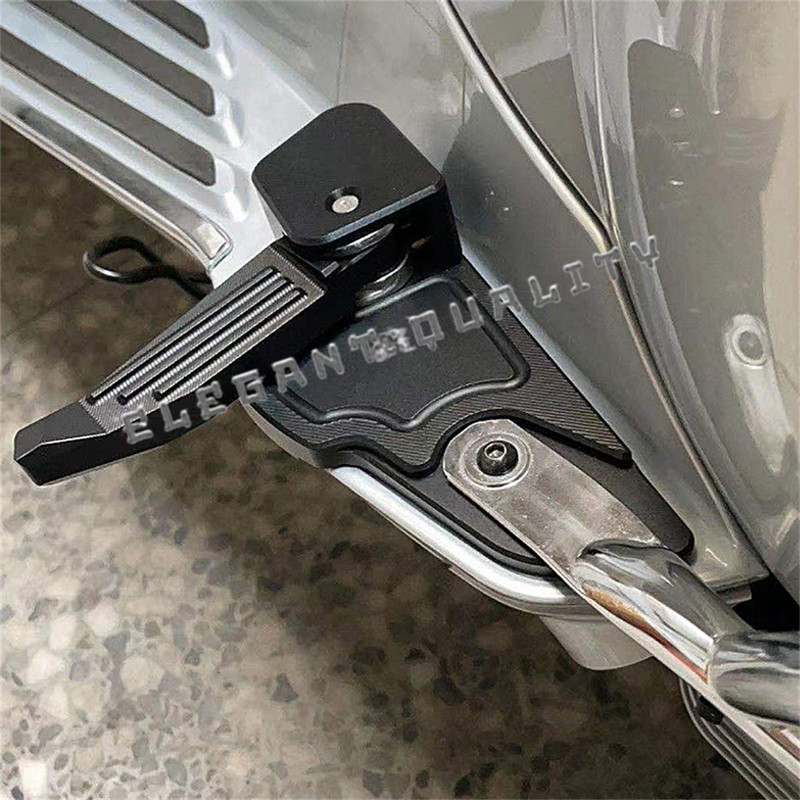 Skirta Vespa Primavera Sprint 150 2013 - 2018 2019 2020 Motociklo pėdų žingsniai Kojų atramos katapultos pedalo CNC aliuminio priedams