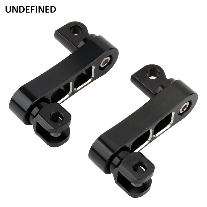 Motociklo reguliuojami keleivio pėdos kaiščiai tvirtinimo rinkinys greitkelio kaiščio spaustuko prailginimo laikiklis Harley Honda Yamaha dviračiams universalus