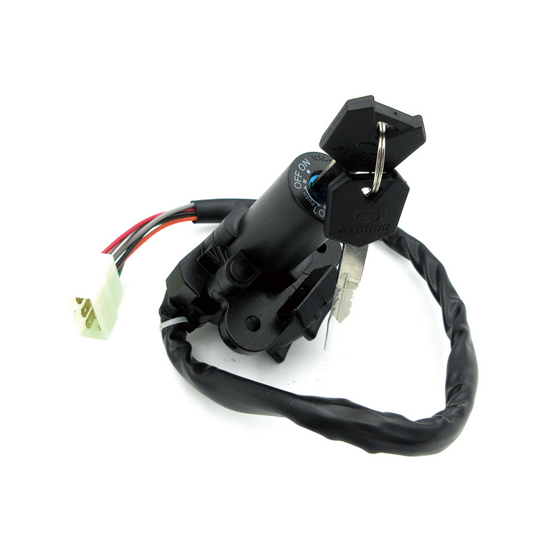 Motociklo uždegimo jungiklio kuro dujų dangtelio sėdynės spynos raktų rinkinys, skirtas Kawasaki ZZR400 ZZR600 ZXR400 750 ZX6R ZX7R ZX7RR ZX900 ZX9R