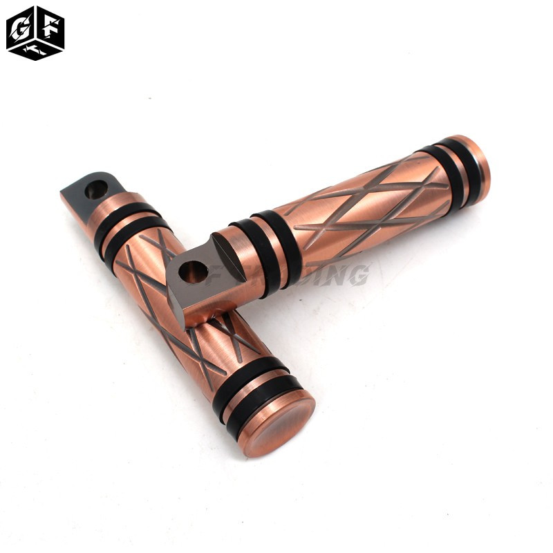 Fogantyú Fogantyúk Lábcsapok Lábtartó Pedál Váltószög Bronz színű alumínium Harley Sportster Touring Dyna Softailhez