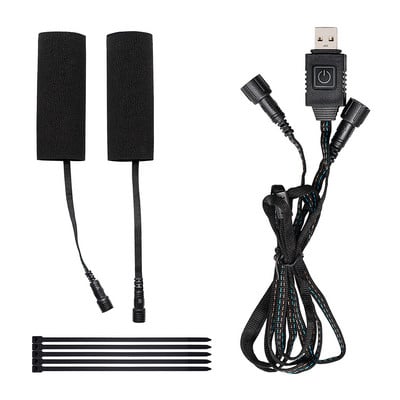 Elektromos fűtő fogantyú hüvely 5 V USB motorkerékpár fűtött párnák kézi fogantyúk memória funkció Vízálló motorkerékpár tartozékok