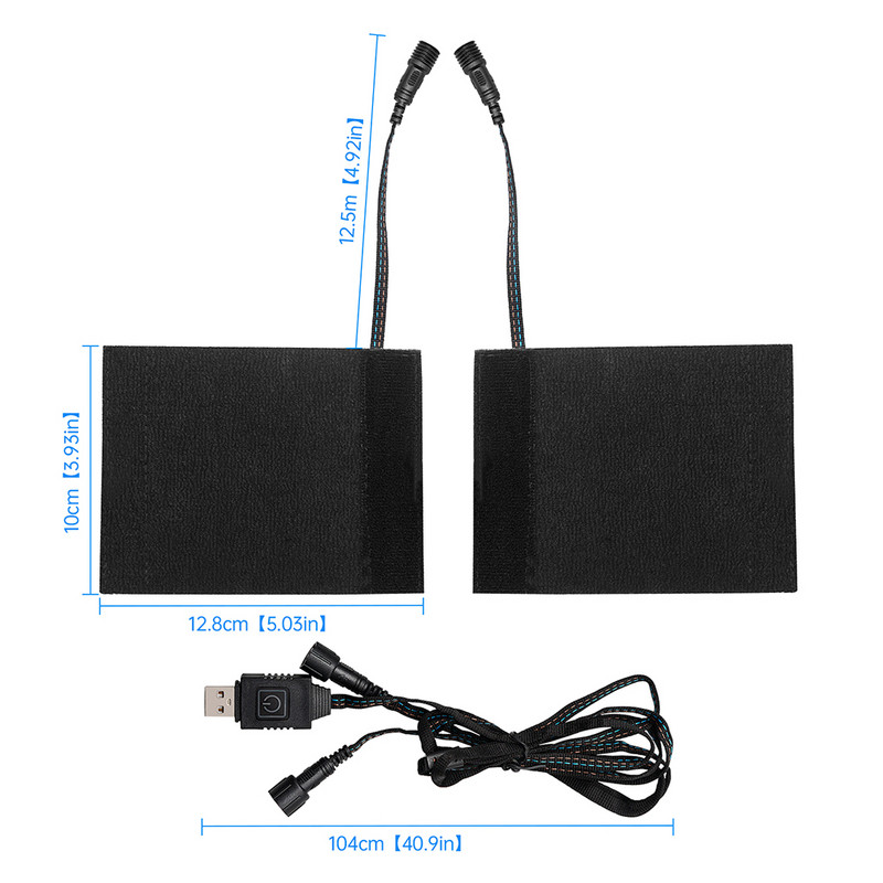 Elektromos fűtő fogantyú hüvely 5 V USB motorkerékpár fűtött párnák kézi fogantyúk memória funkció Vízálló motorkerékpár tartozékok