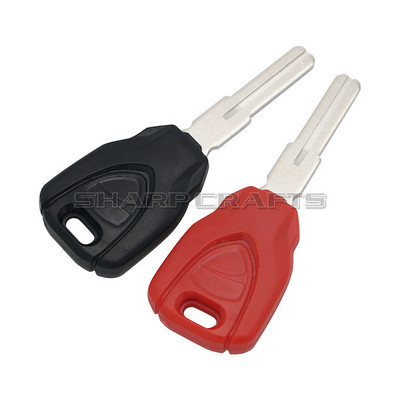 Части за мотоциклети Uncut Blade Blank Key за Ducati Monster 696 796 795 899 959 1098 1199 1299 Multistrada MTS950 (черно/червено)
