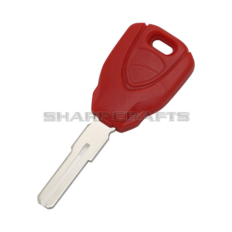 Motorkerékpár-alkatrészek vágatlan penge üres kulcs a Ducati Monsterhez 696 796 795 899 959 1098 1199 1299 Multistrada MTS950 (fekete/piros)