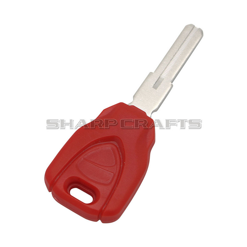 Motorkerékpár-alkatrészek vágatlan penge üres kulcs a Ducati Monsterhez 696 796 795 899 959 1098 1199 1299 Multistrada MTS950 (fekete/piros)