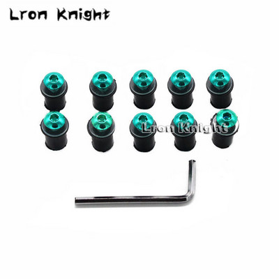 SUZUKI Hayabusa GSX1300R GSR400 GSR600 GSR750 GSXR 600 750 SV650 motorkerékpár szélvédő csavarokhoz csavaros anya rögzítő készlet M5 10 DB típushoz