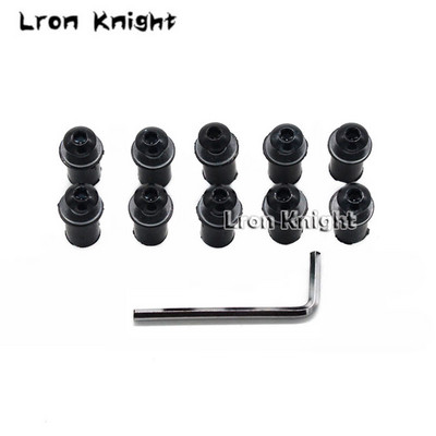 SUZUKI Hayabusa GSX1300R GSR400 GSR600 GSR750 GSXR 600 750 SV650 motorkerékpár szélvédő csavarokhoz csavaros anya rögzítő készlet M5 10 DB típushoz