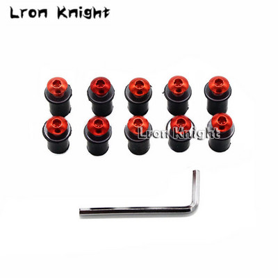 SUZUKI Hayabusa GSX1300R GSR400 GSR600 GSR750 GSXR 600 750 SV650 motorkerékpár szélvédő csavarokhoz csavaros anya rögzítő készlet M5 10 DB típushoz