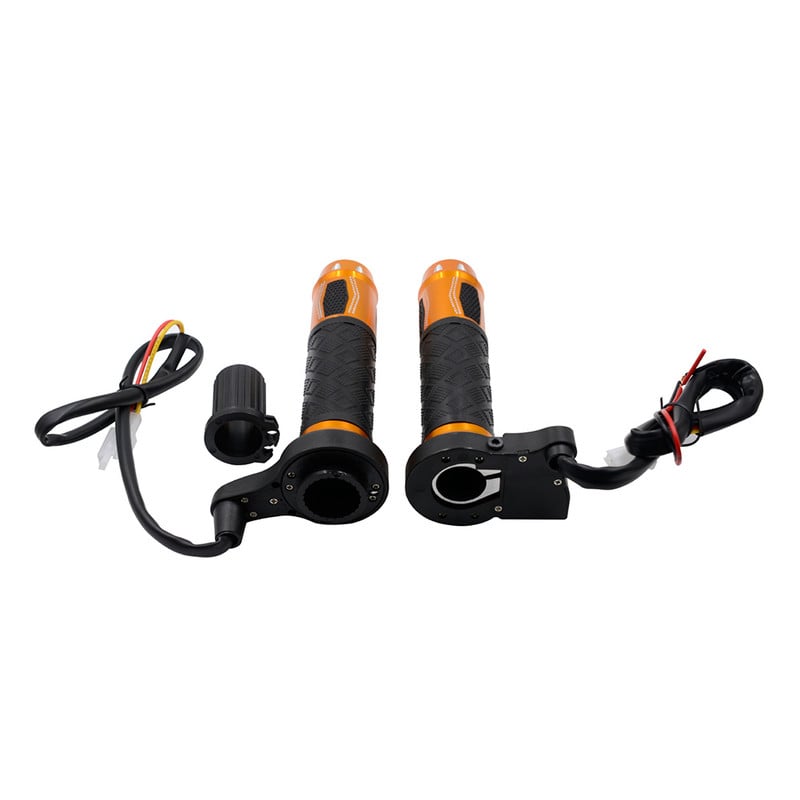 Motorkerékpár kézi fűtött markolat 12V kormány elektromos fűtött fogantyú kézmelegítő állítható forró markolat motorkerékpárokhoz ATV-k robogók