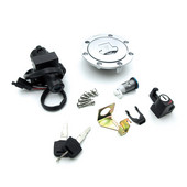 Motorkerékpár üzemanyagtartály gázsapka Kulcsok Ülészár Moto gyújtáskapcsoló zár készlet Honda CB400 SF 1992-1998 CB-1 VFR 400 VT250 CB 750