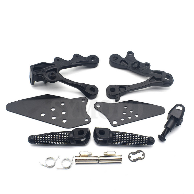 Motorkerékpár első lábtartók lábcsapok lábtartó pedálok konzolja KAWASAKI ZX6R ZX-6R ZX 6R ZX636 2009 2010 2011 2012 2013 2014