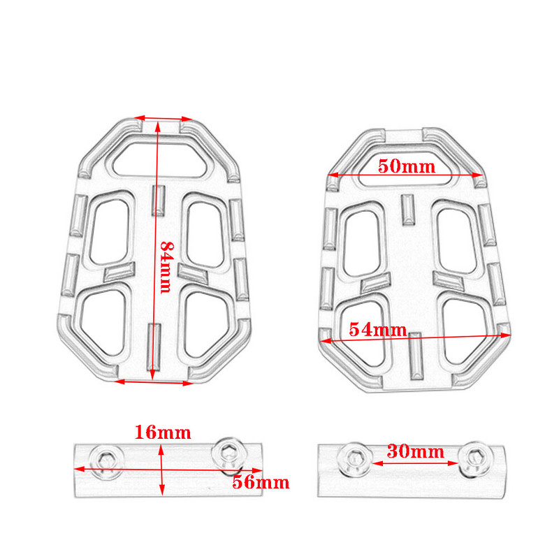 BMW R1200GS R1200 GS 2013-2019 R1250GS F750GS F850GS 2019 S1000XR G310GS CNC motorkerékpárhoz, széles lábpedálok lábtartóhoz