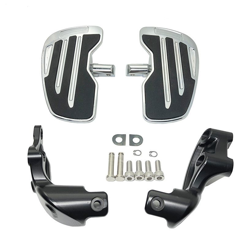 Alumínium hátsó lábszabályzók Lábtartó pedál lábtartó hosszabbító lábtartó illeszkedik Indian Scout / Sixty / Bobber 2016-2021 2018 2019