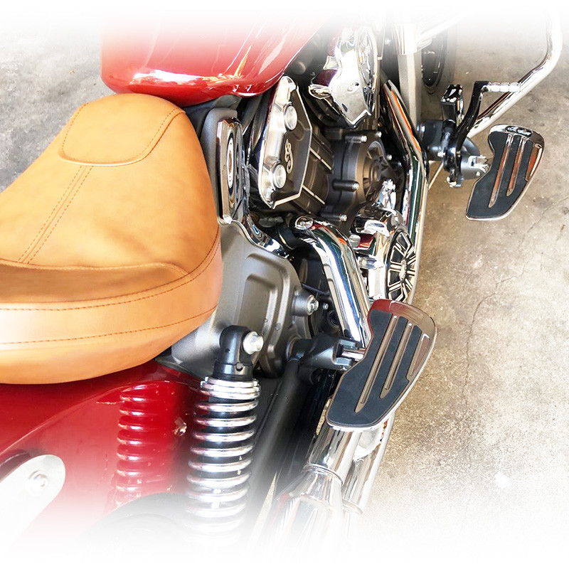Alumínium hátsó lábszabályzók Lábtartó pedál lábtartó hosszabbító lábtartó illeszkedik Indian Scout / Sixty / Bobber 2016-2021 2018 2019