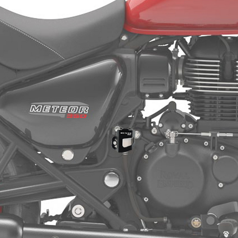 Royal enfield meteor 350 2020 2021 CNC alumínium motorkerékpár-tartozékokhoz Hátsó fékfolyadék tartály védőburkolat védő