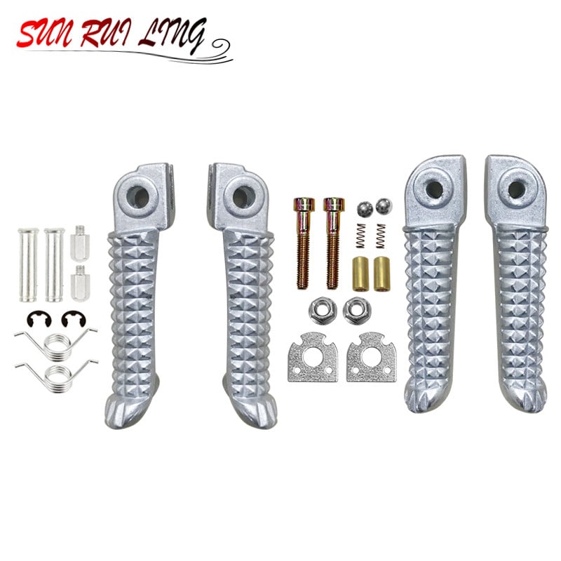 Apoio pre os pés traseiro de motocicleta, apoio pre os pés pre yamaha yzf r1 2005-2016 r6 2005-2011 2005-2011 yzf r6s 2004-20