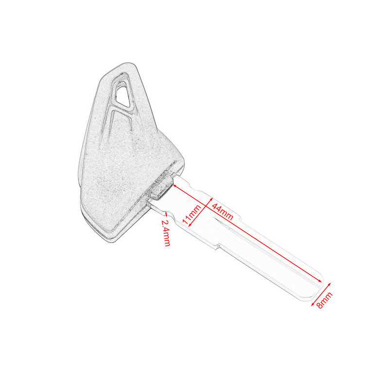 Ключът може да бъде зареден с чипове 1 празен ключ за мотоциклет Режещо острие за Ducati Scrambler Desert Sled 800 cm3 Година 2021