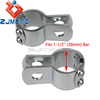 Univerzálne svorky na stupačky pre motocykle, upevnenie na diaľnicu, pre Harley, Honda, Yamaha, Cafe Racer, 28 mm, 32 mm, 38 mm, klipy na stupačky pre padací rám