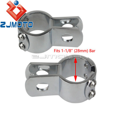 Univerzálne svorky na stupačky pre motocykle, upevnenie na diaľnicu, pre Harley, Honda, Yamaha, Cafe Racer, 28 mm, 32 mm, 38 mm, klipy na stupačky pre padací rám