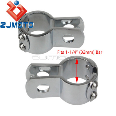 Univerzálne svorky na stupačky pre motocykle, upevnenie na diaľnicu, pre Harley, Honda, Yamaha, Cafe Racer, 28 mm, 32 mm, 38 mm, klipy na stupačky pre padací rám