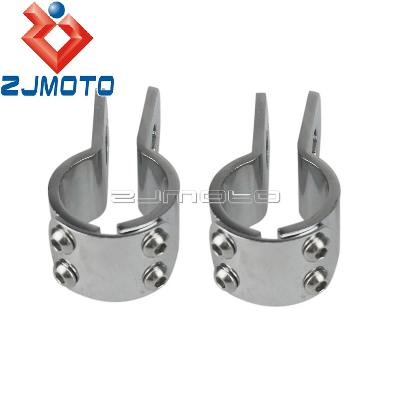 Univerzálne svorky na stupačky pre motocykle, upevnenie na diaľnicu, pre Harley, Honda, Yamaha, Cafe Racer, 28 mm, 32 mm, 38 mm, klipy na stupačky pre padací rám