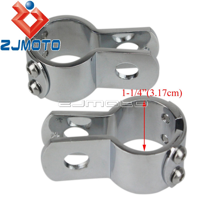 Univerzálne svorky na stupačky pre motocykle, upevnenie na diaľnicu, pre Harley, Honda, Yamaha, Cafe Racer, 28 mm, 32 mm, 38 mm, klipy na stupačky pre padací rám