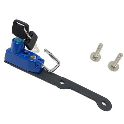 Z900RS Z900 CAFE motorkerékpáros sisak, zárra szerelhető kampós oldali lopásgátló védelem 2 kulccsal Kawasaki Z 900 RS / CAFE 2017-2021