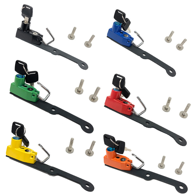 Z900RS Z900 CAFE motorkerékpáros sisak, zárra szerelhető kampós oldali lopásgátló védelem 2 kulccsal Kawasaki Z 900 RS / CAFE 2017-2021